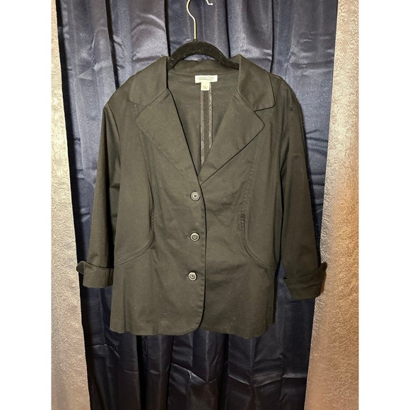 Cold Water Creek Black Blazer - Picture 1 of 3